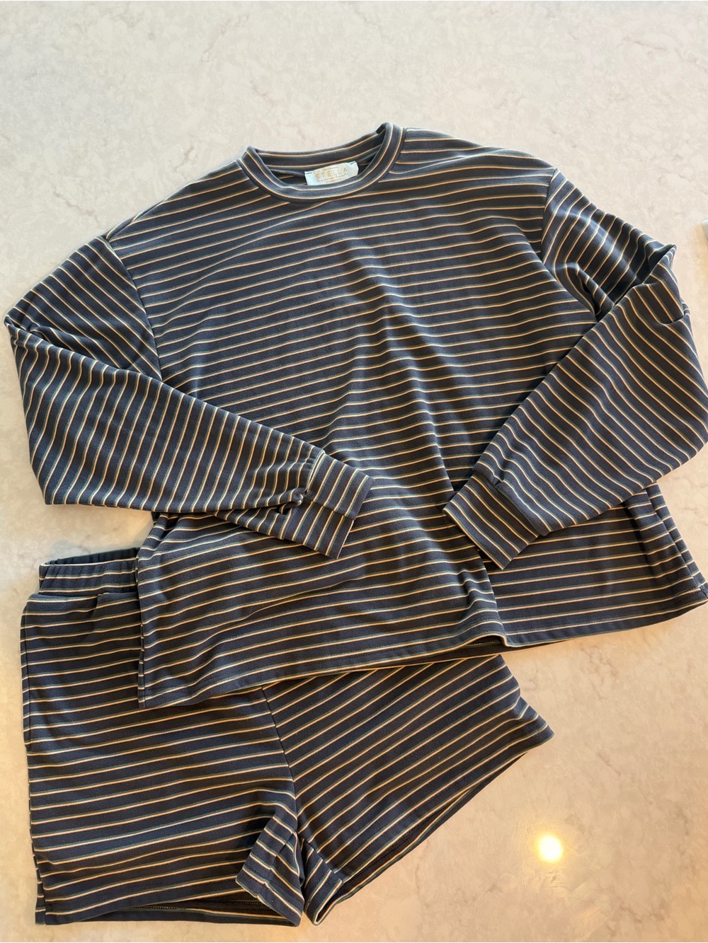 Stella | Striped Two-Piece Lounge Set